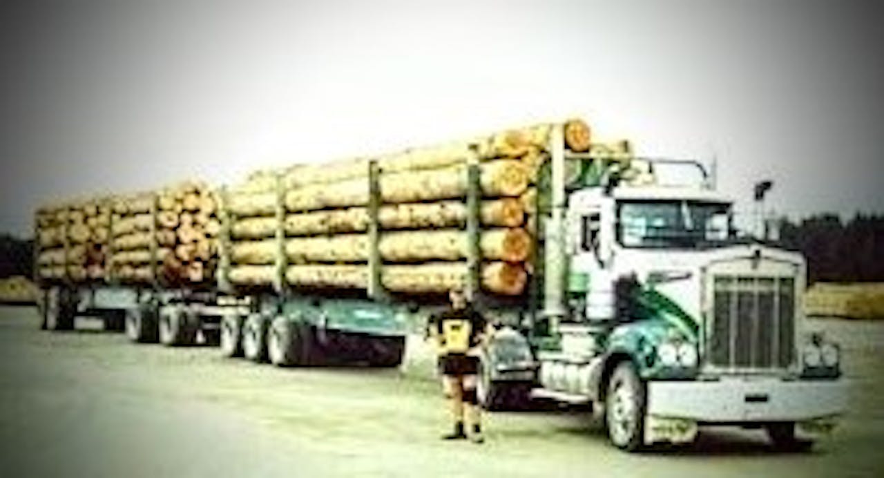 Gord Magill hauling