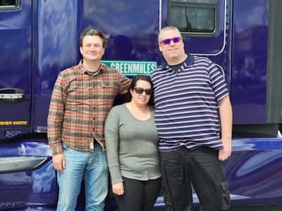 Grant Goodale with Mike and Dawn Owens