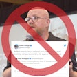 Kevin Rutherford with tweet from Ruben Gallego