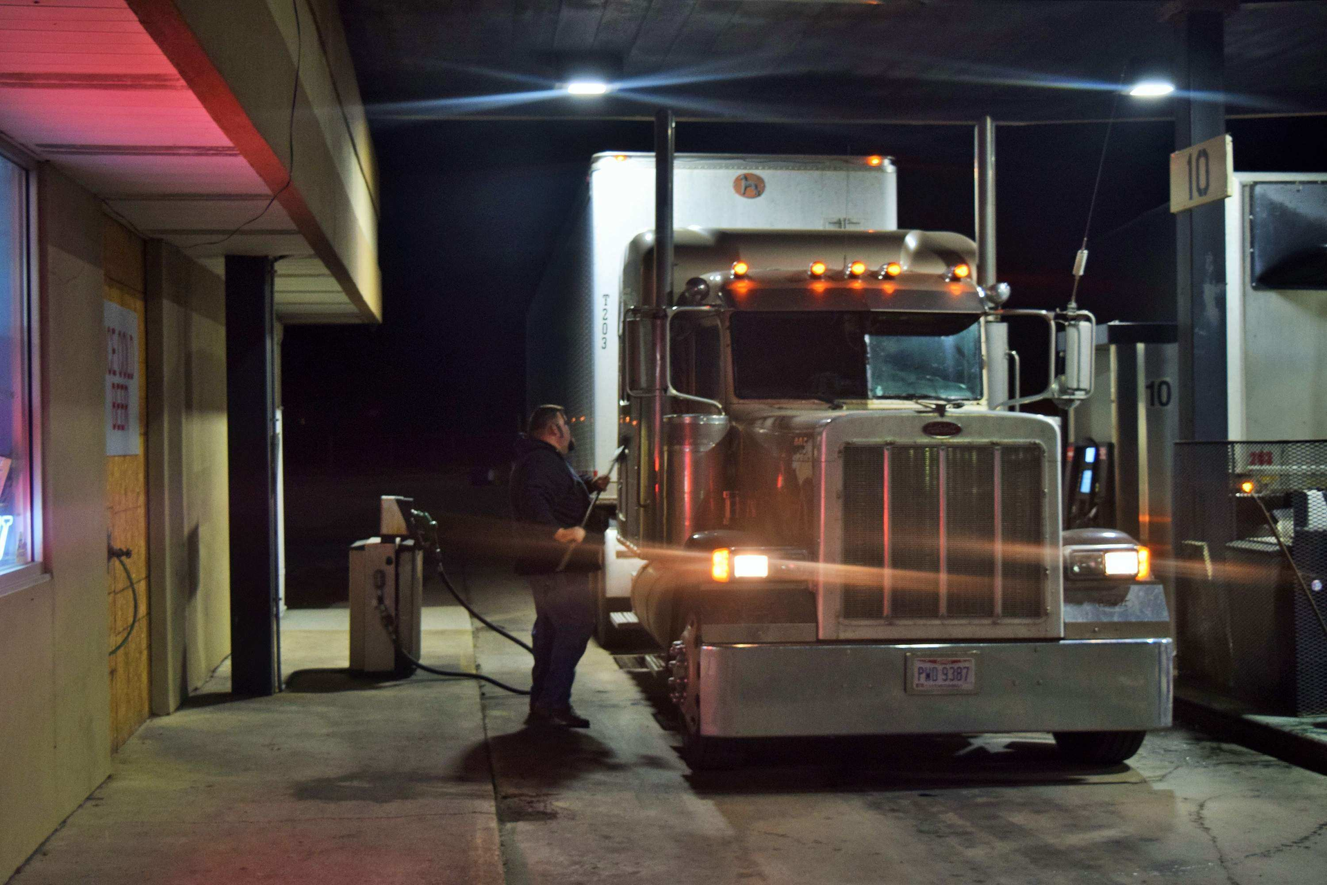 Fueling Truck Stop
