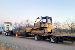 Joey Terra tractor on truck