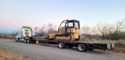 Joey Terra tractor on truck