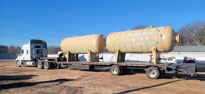 Joey Terra's tractor loaded