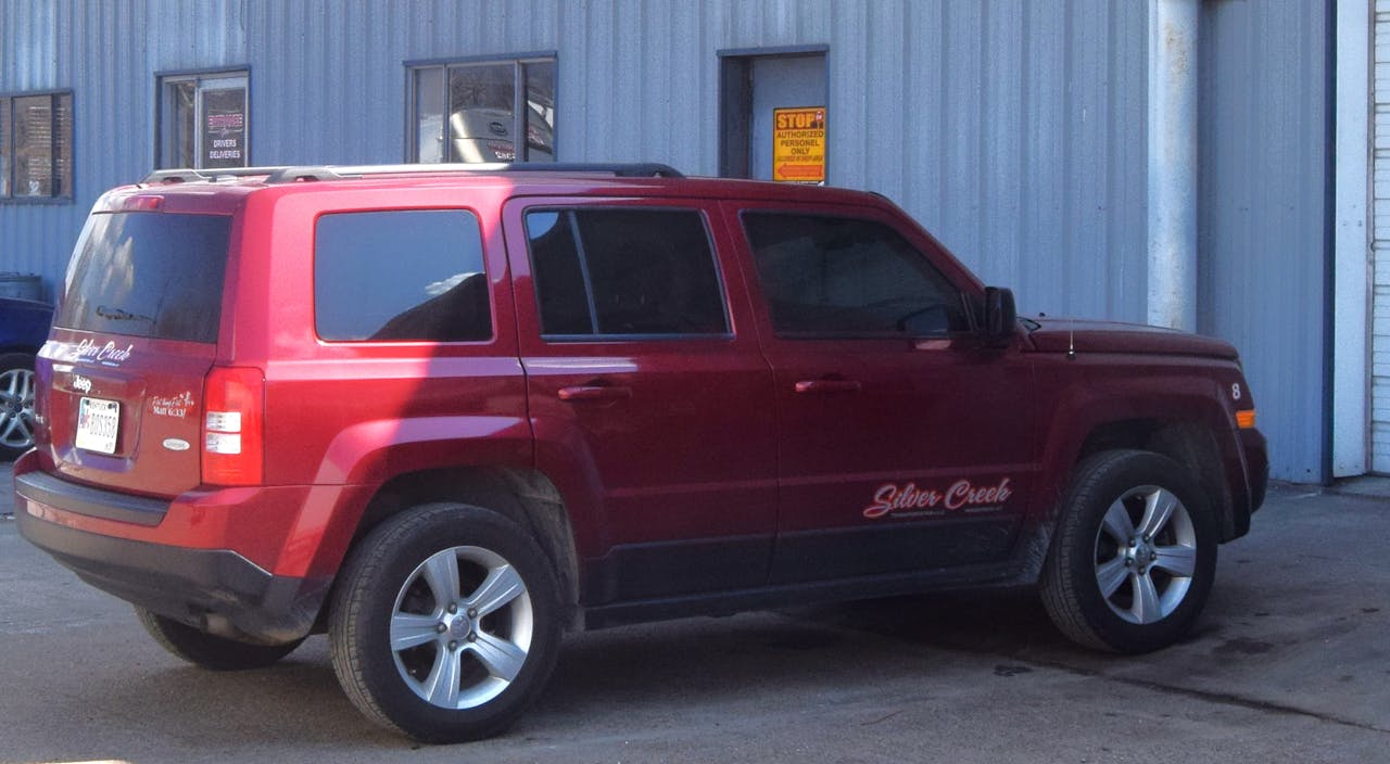 Versatility in freight throughout the business is something of a calling card for Cowan, illustrated by this Silver Creek SUV used as a courier vehicle locally. 'My buddy calls me the Junkyard Dog,' said Cowan. Recently, 'He called me and said, 'Can you clean my boat up too?''