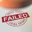 drug test failed stamped on paper