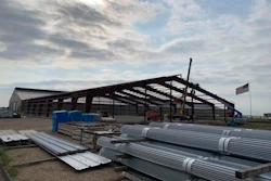Iowa 80 Truck Stop Truck Museum expansion when it was under construction