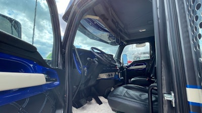 Interior of Jeremy Jansen's 2022 Kenworth W990