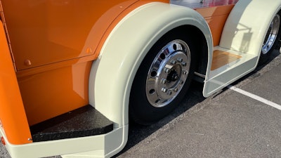 George Phillips' White Compact fenders