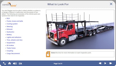 CarriersEdge car hauler training course