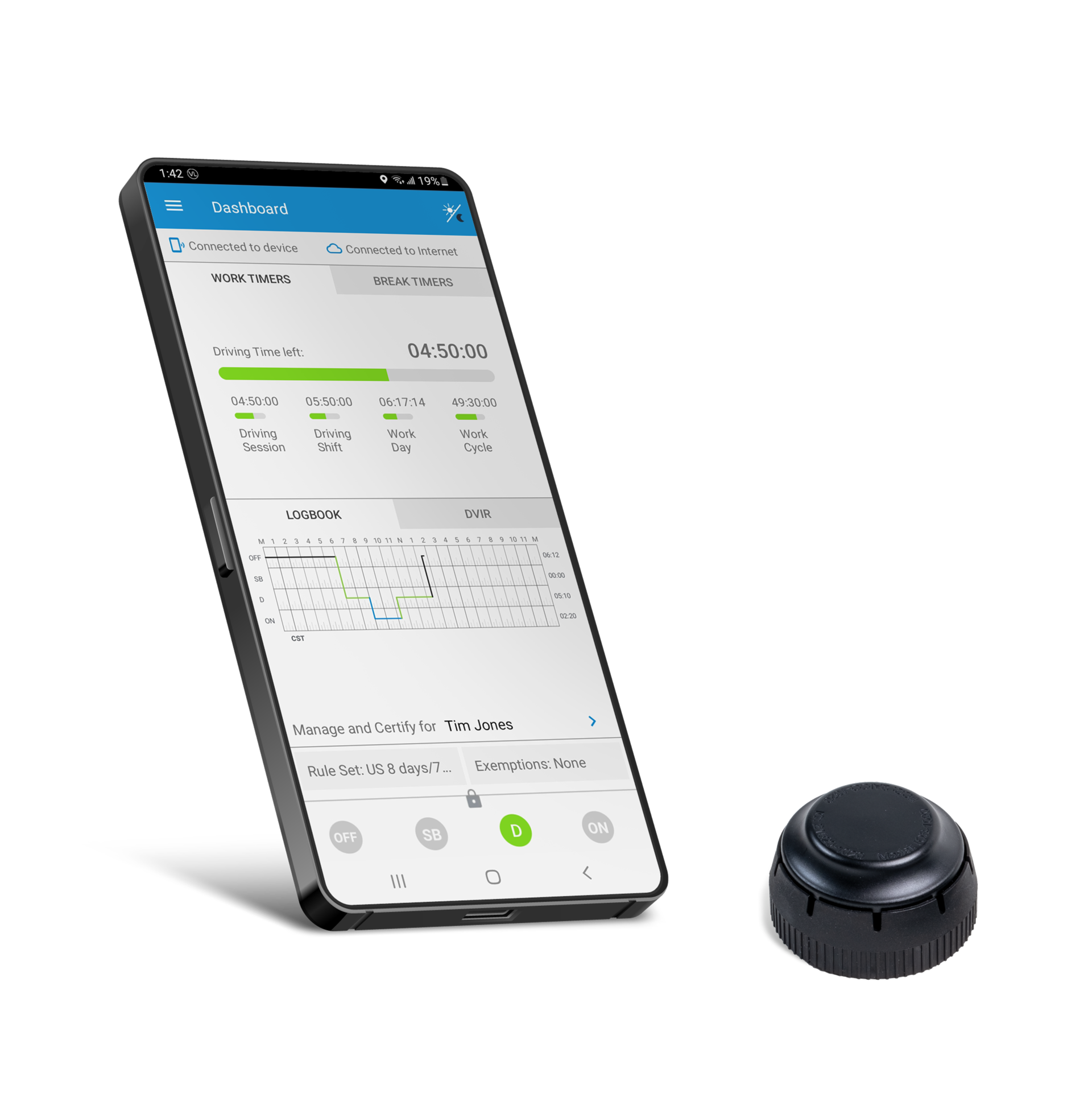 Rand McNally's Vehicle Link ELD and Android app
