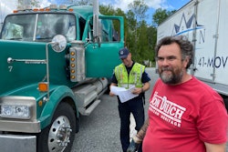 roadcheck inspection taking place