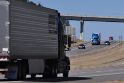 Semi truck on highway