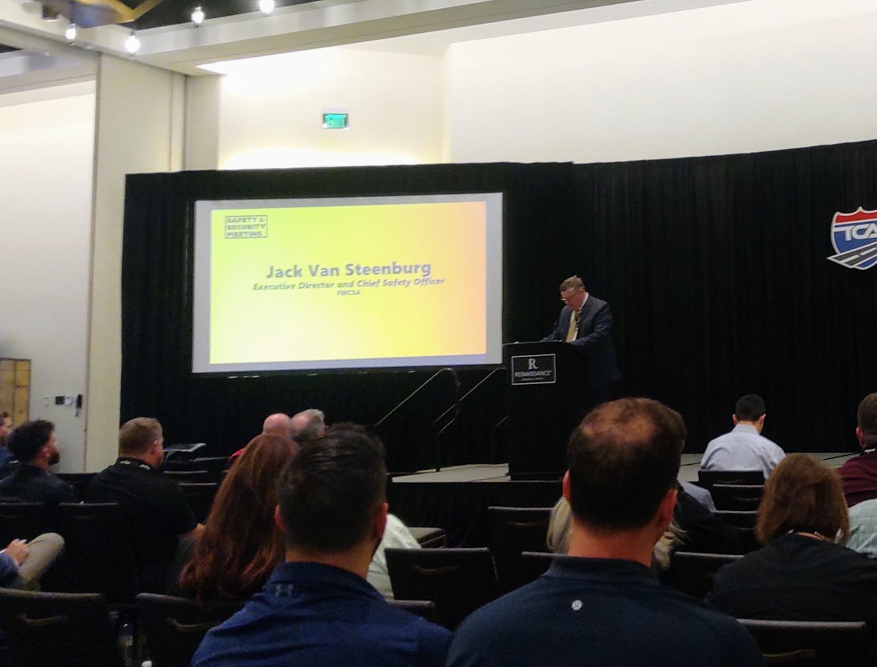 FMCSA's Van Steenburg also addressed the implementation of its under-21 interstate driver pilot program. The FMCSA, he said, was hopeful to begin accepting applications from motor carriers to participate by August or September this year. The pilot program, accepting up to 3,000 drivers, was required by last year's infrastructure bill.