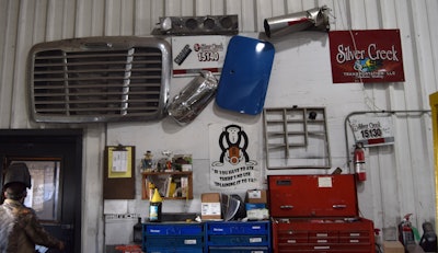 The wall of shame in Silver Creek's shop