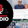 Collage of Overdrive Radio logo with Lee and Lisa Schmitt and Troy Huddleston