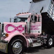 1998 'Ribbon Runner' Peterbilt dump truck