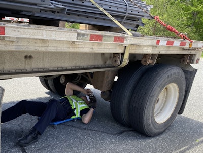Brake hose/tubing chafing violations were a principal focus of the April unannounced brake-inspection effort.