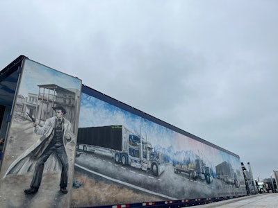Marcel Pontbriand's 1989 Peterbilt 379 and 2015 Great Dane