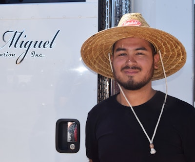 San Miguel Transportation-leased owner-operator Tony Gonzalez