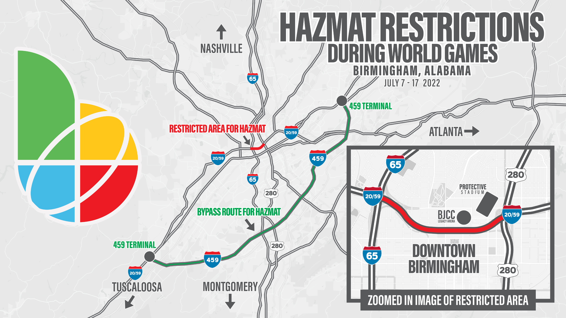 Hazmat restrictions Birmingham