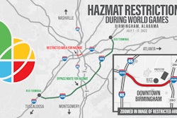 Hazmat restrictions Birmingham