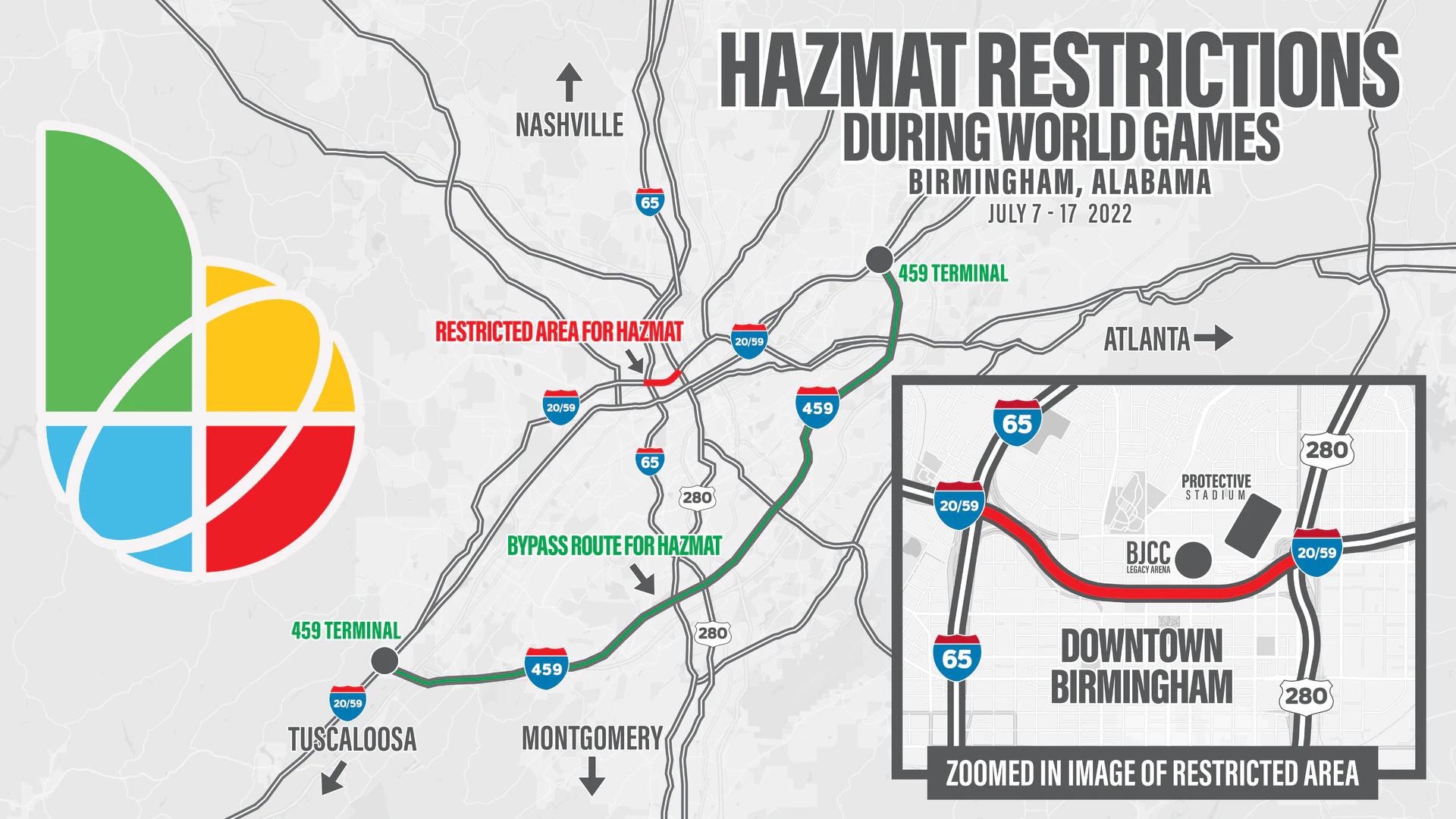 Hazmat loads banned on Alabama interstate starting next week - Vimarsana News