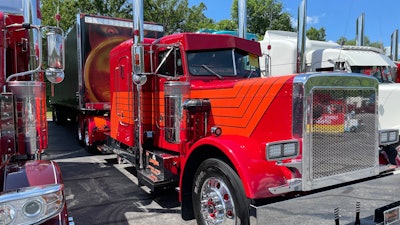 For example, Theresa DeSantis leases her truck-show championship-winning 1985 Peterbilt 359 to the company.