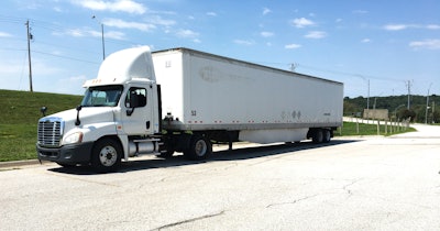 The good news for the program is that Panama Transfer donated this truck and trailer to the effort. The bad? It needs about $15,000 worth of kingpin and tire work to bring it up to compliance for on-road training -- it could well serve on the backing range, Carman said, yet the simulators the school's invested in just won't cut it for a quality program, of course, he knows.