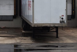Trailer at dock