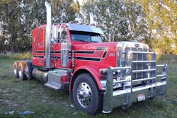 Thomas Lowe's 2012 Peterbilt 389 company truck