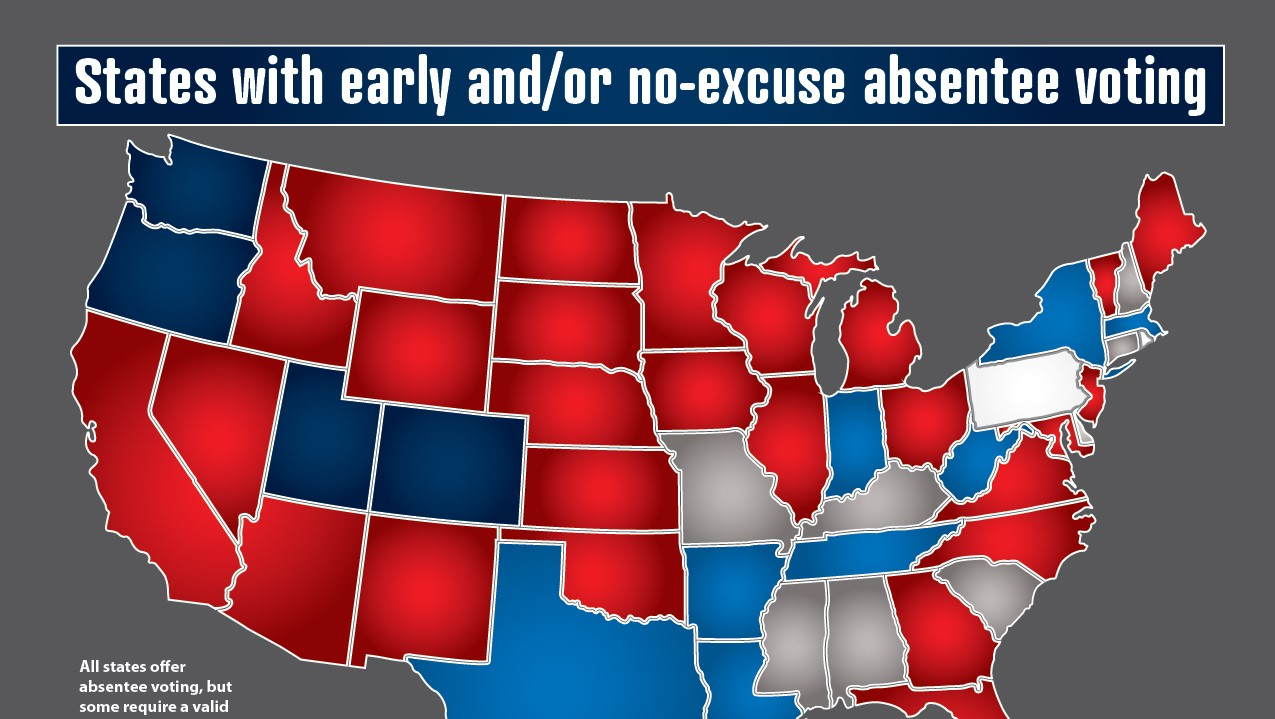 Ovd absentee Voting Map 2020