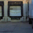 Truck at warehouse dock