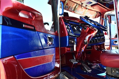 C.G. Soza's 2016 Kenworth W900L 'Always Headed Home' interior