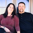 Krystal and Daymon Raue, owner-manager and owner-operator of Triple R Trucking out of Decatur, Nebraska.