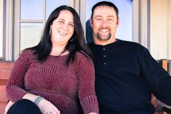 Krystal and Daymon Raue, owner-manager and owner-operator of Triple R Trucking out of Decatur, Nebraska.