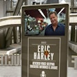 Eric Harley inside the virtual-reality Howes Hall of Fame
