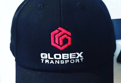 globex transport logo hat