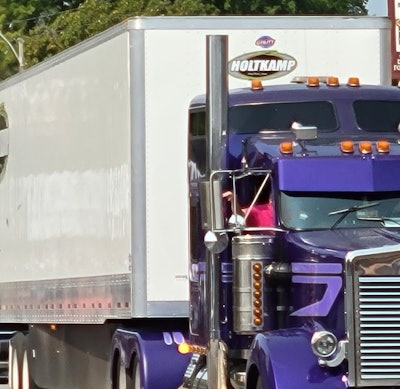 Holtkamp Transportation truck and trailer