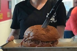 Four-pound pigzilla challenge pork sandwich