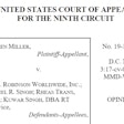 United States Court of Appeals for the Ninth Circuit Allen Miller vs C.H. Robinson Worldwide, Inc; Ronel R Singh; Rheas Trans, Inc; Kuwar Singh, DBA RT Service