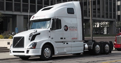 Women in Trucking Volvo giveaway