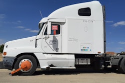 truck with parking boot