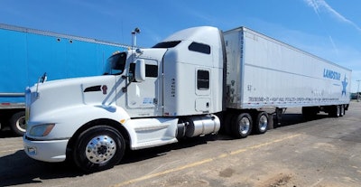 Owner-operator Sustaita's 2013 Kenworth T660 hooked to a dry van