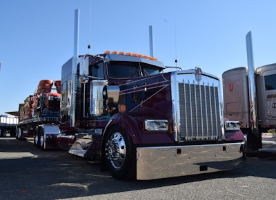 Passenger-side view of the Kenworth
