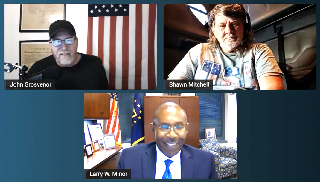 john grosvenor, shawn mitchell, larry minor