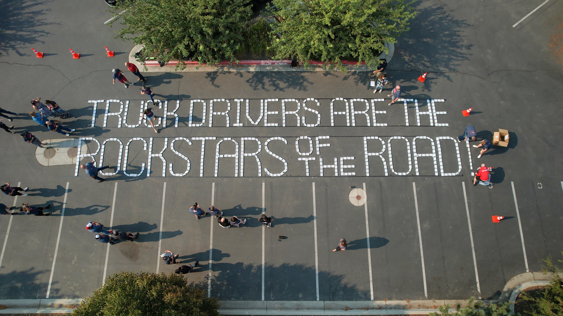 Truckstop 'Truck drivers are the rockstars of the road!' Guinness World Records title