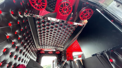 Sleeper interior of Bubba Branch's 1996 Kenworth W900