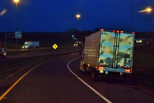 truck parked on ramp
