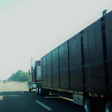 Truck on highway
