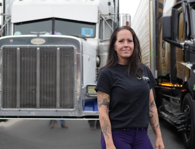 Mel Williams and her truck